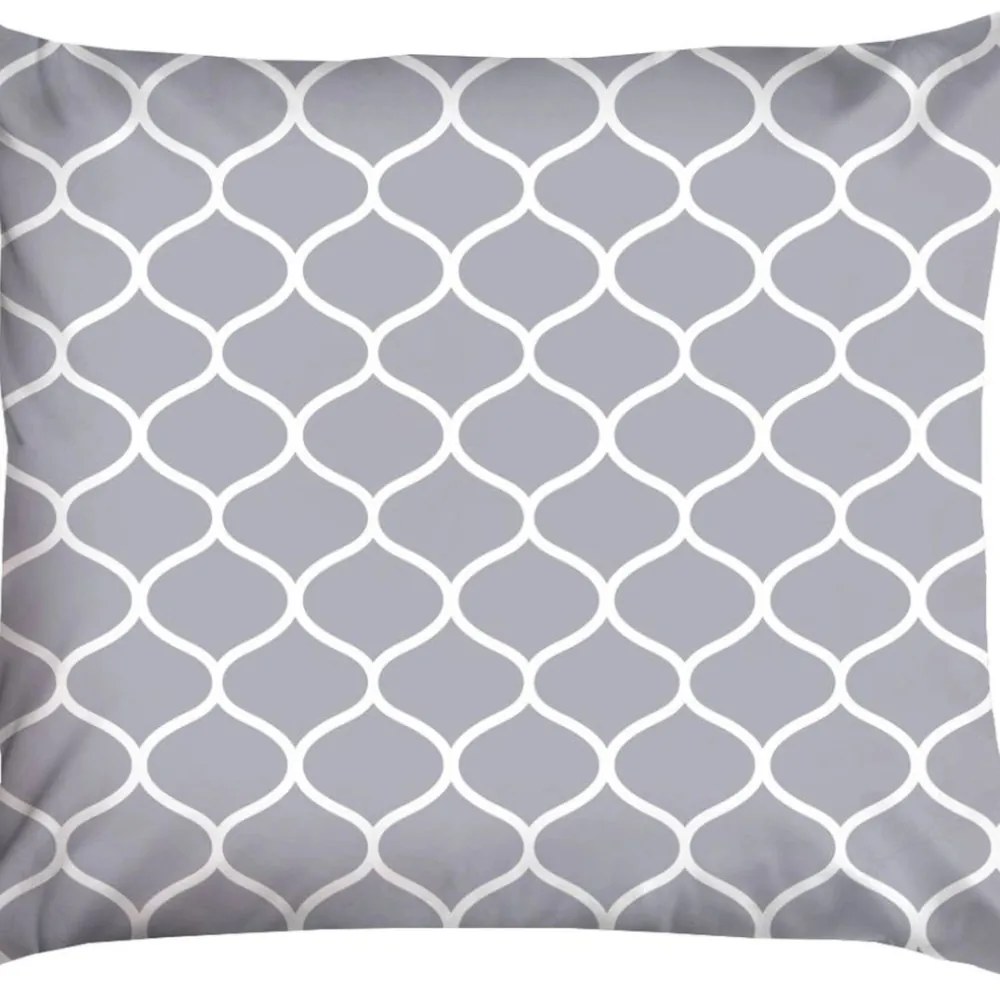 Двустранно памучно спално бельо с геометрична шарка Ширина: 160 см | Дължина: 200 см