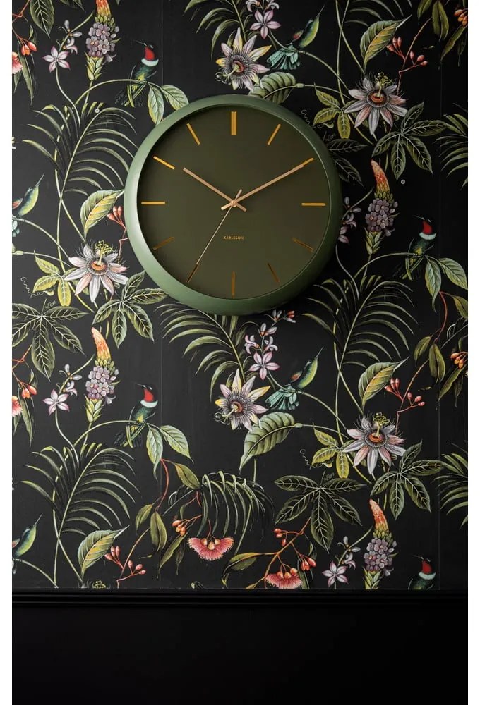 Стенен часовник ø 40 cm Globe – Karlsson