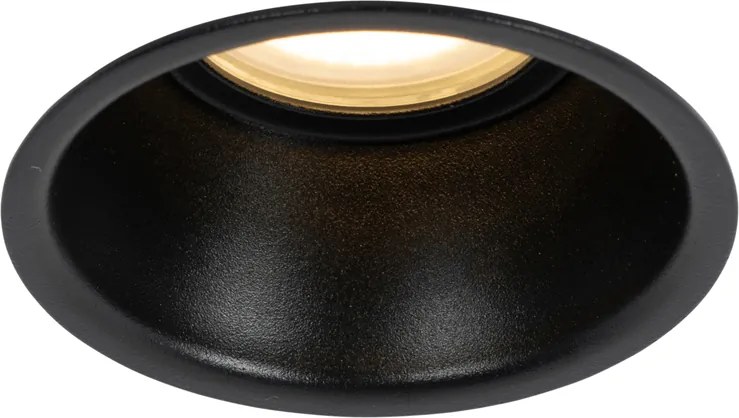 Смарт вграден спот черен IP44 с Wifi GU10 50mm - Dept