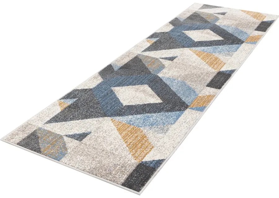 Светлосива пътека 80x300 cm Soft Halleby – FD