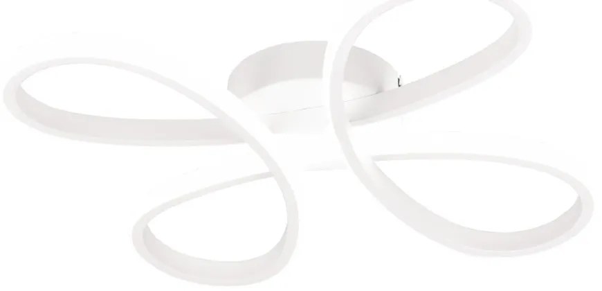 Бяла LED светлина за таван 40x40 cm Fly - Trio