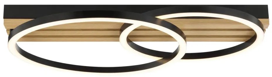 Brilliant - LED димируема таванна лампа CALMA LED/21W/230V черна