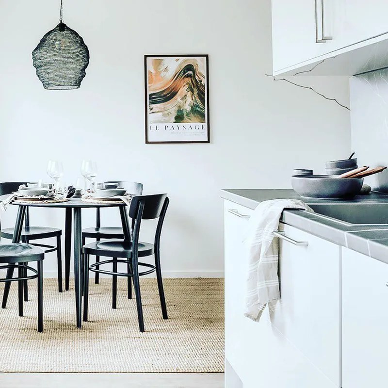 Ориенталски окачен аплик черен 45 см х 40 см - Vadi