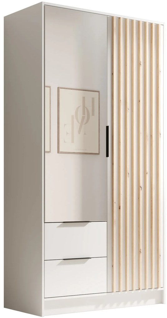 Гардероб Niriam 2-врати-Leuko