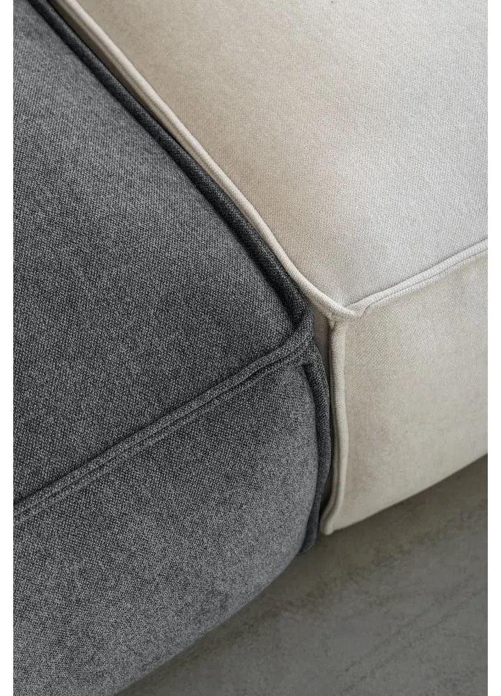 Сив модулен диван (десен ъгъл) Flex Felix – Miuform