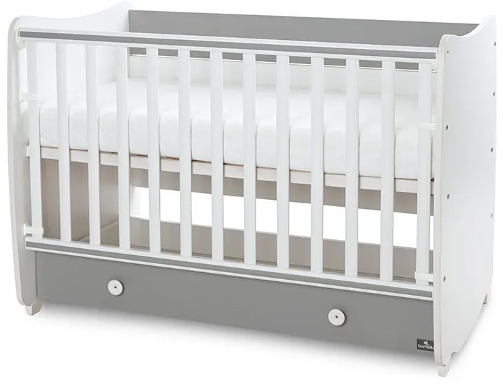 LORELLI Classic Легло-люлка DREAM 70/140 БЯЛО/ STONE GREY