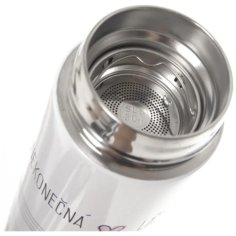 Бял термос 400 ml - Orion