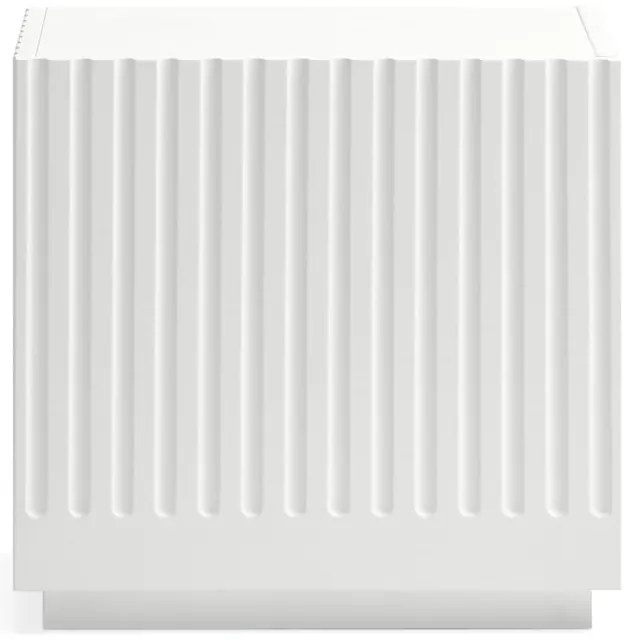 Бяло нощно шкафче Doric - Teulat