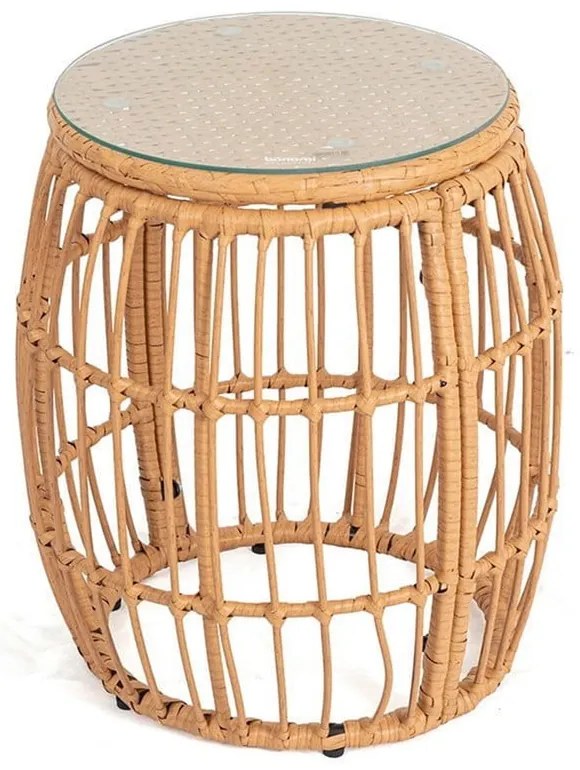 Кръгла градинска маса от изкуствен ратан ø 47 cm Vistdal - Bonami Essentials