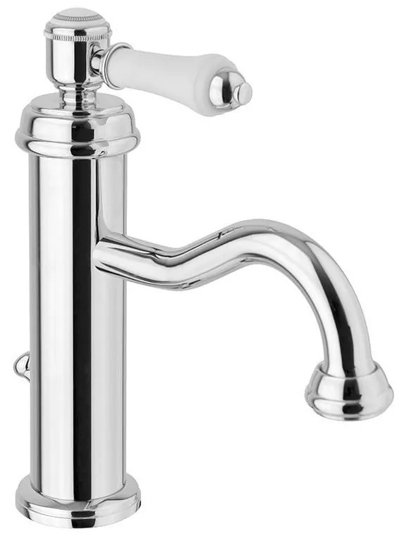 Стояща батерия за мивка в лъскаво-сребрист цвят Vienna – Sapho