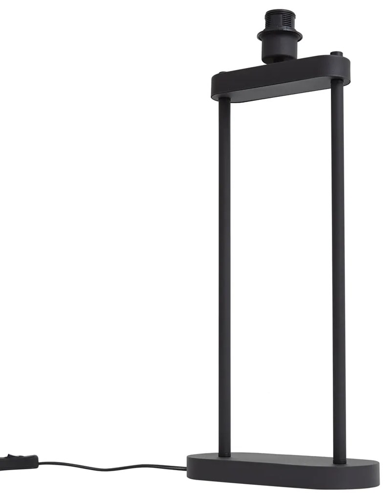 Модерна настолна лампа черна - Thijmen