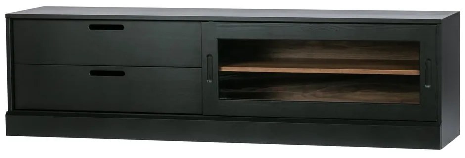 Масичка за телевизор от черен бор 180x50 cm James - WOOOD