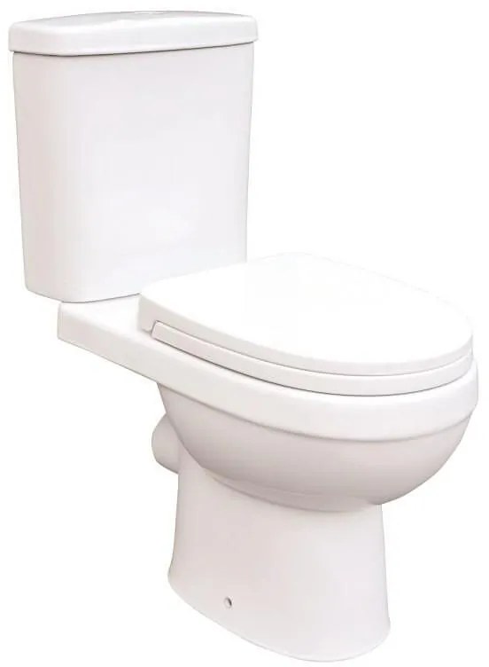 Моноблок ICC 6077P, седалка и капак, порцелан, бял гланц, 78x60x37см