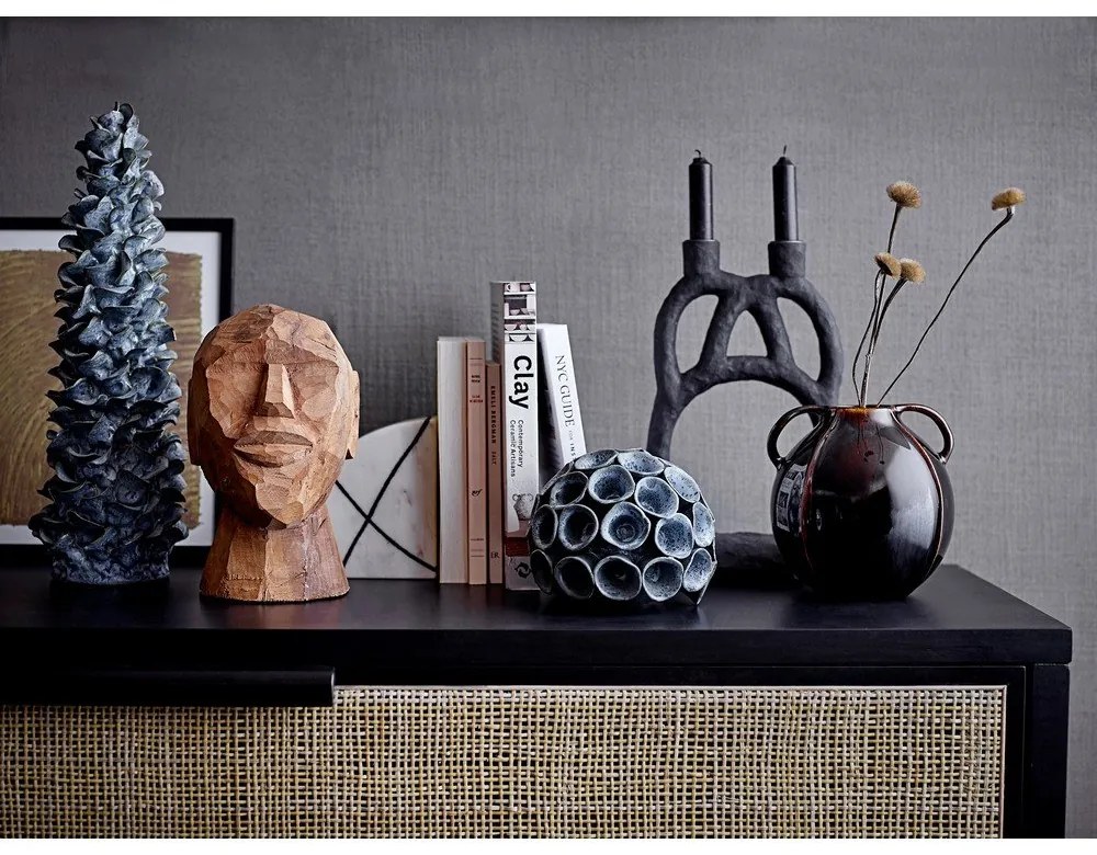 Черен свещник, височина 29 cm Ramina - Bloomingville