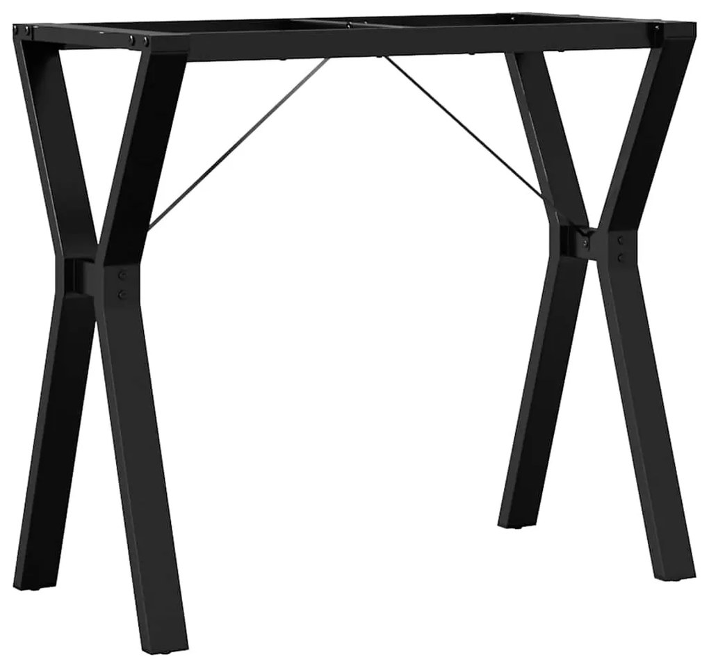 357933 vidaXL Крака за трапезна маса, Y-рамка, 80x40x73 см, стомана