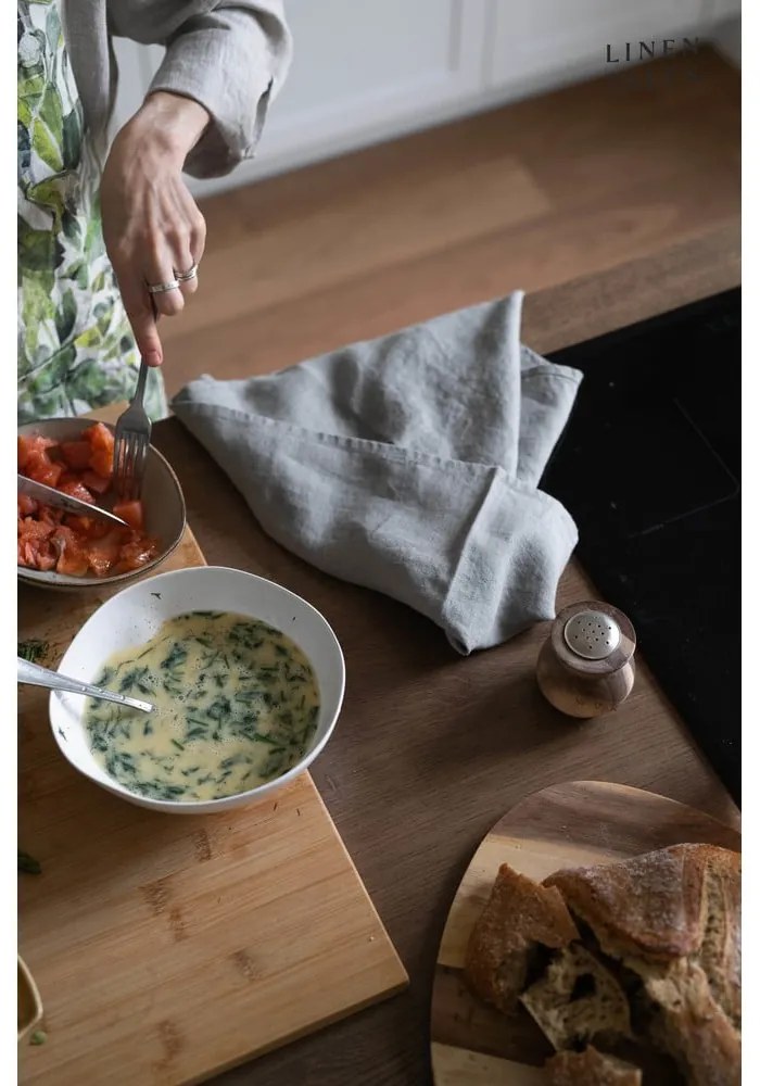Ленена кърпа за съдове 45x65 cm Khaki – Linen Tales