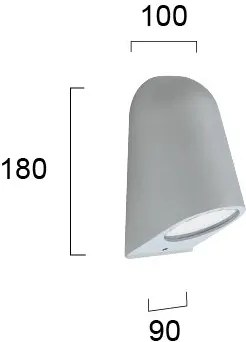 Аплика Viokef Hydra-сив