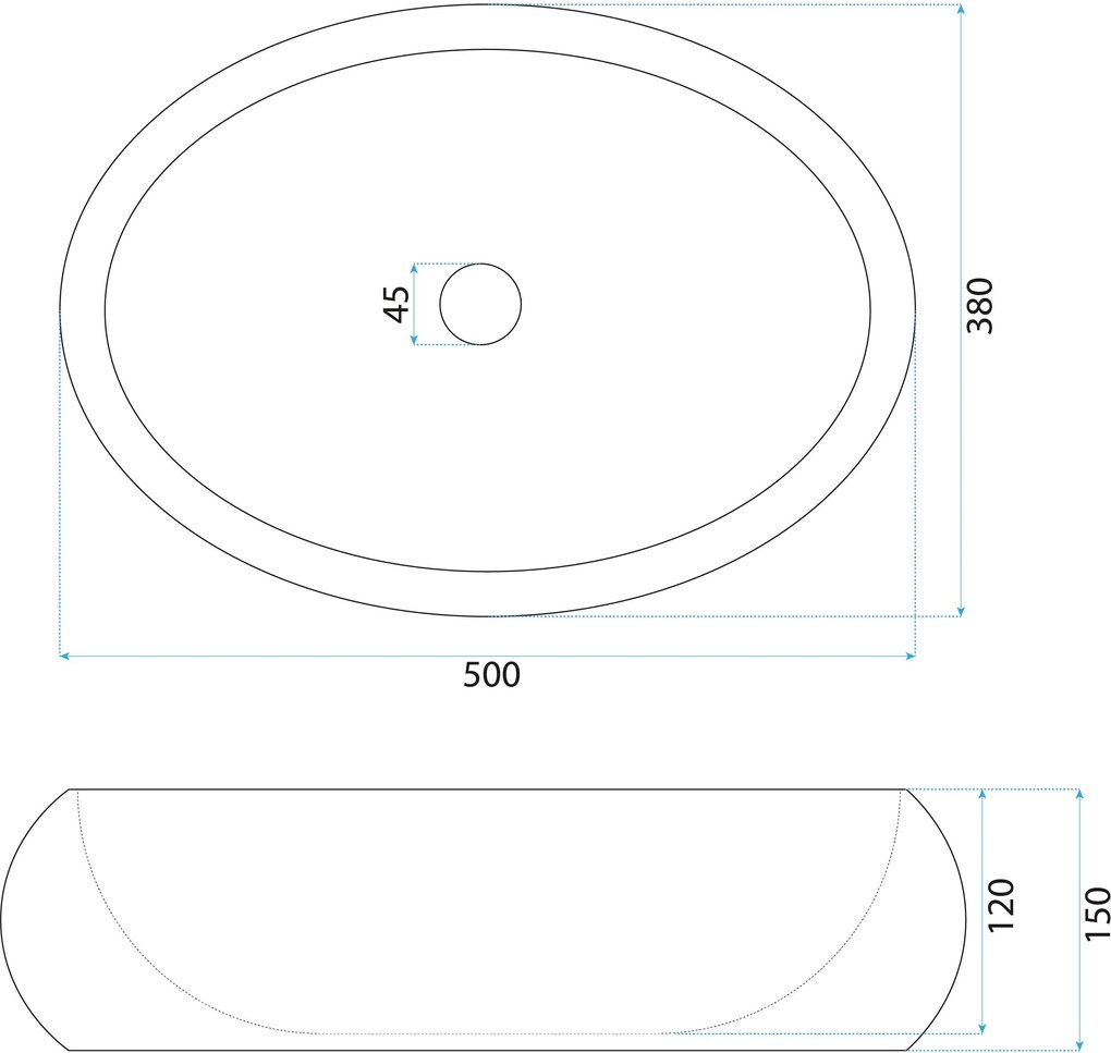Умивалник за плот Mika Ivory