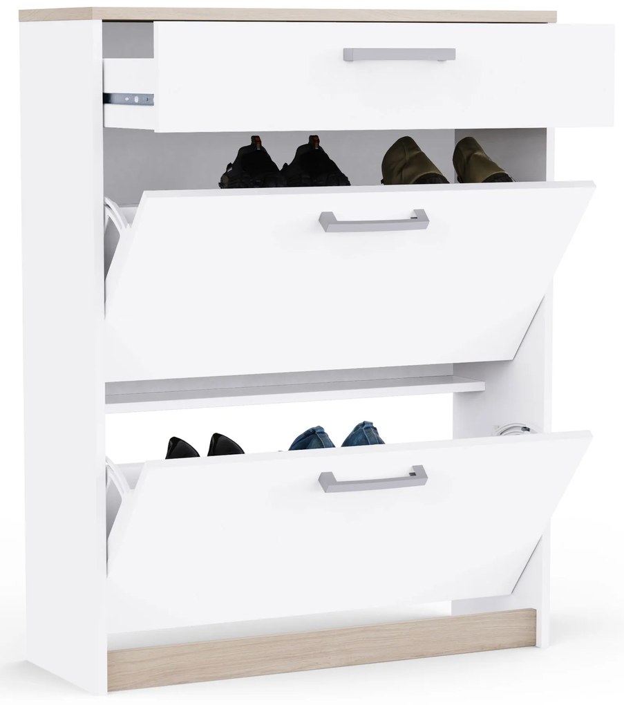 Шкаф за обувки Winston - Бял