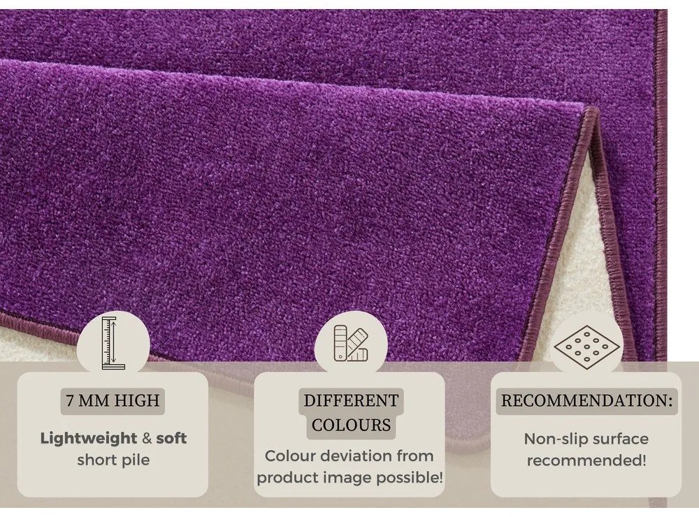 Тъмнолилав килим 200x280 cm Fancy – Hanse Home
