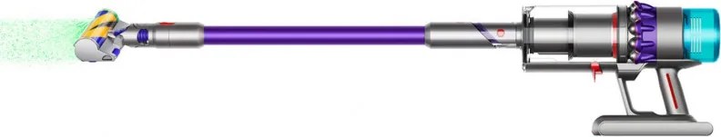Вертикална прахосмукачка Dyson Gen5detect Absolute 446989-01, 280AW, 135000 об/мин, 0.75l, 70 мин, 3 режима, Никел/лилав