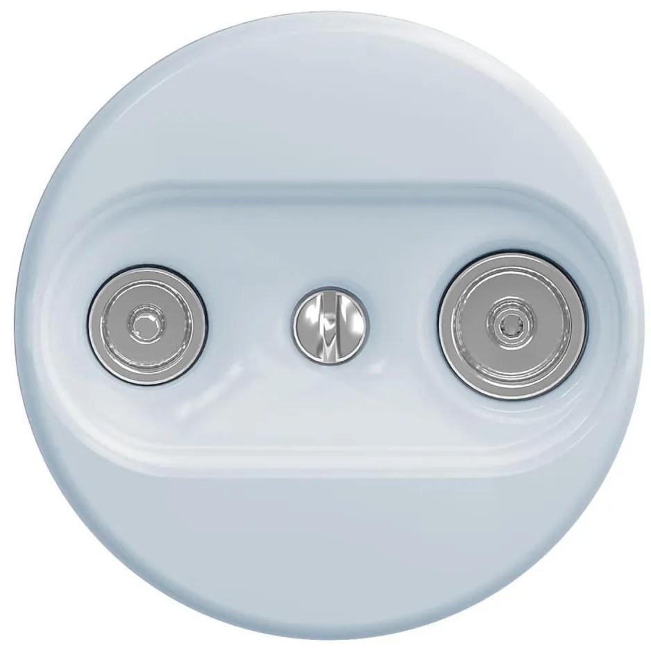 Kliklap - Ретро TV+R участник гнездо (продължително), без рамка, синьо