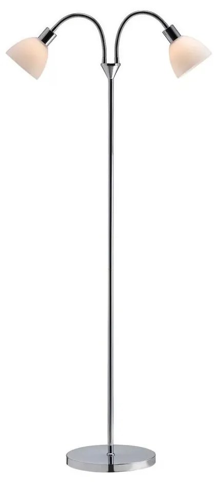 Nordlux - Подова лампа RAY 2xE14/25W/230V лъскав хром