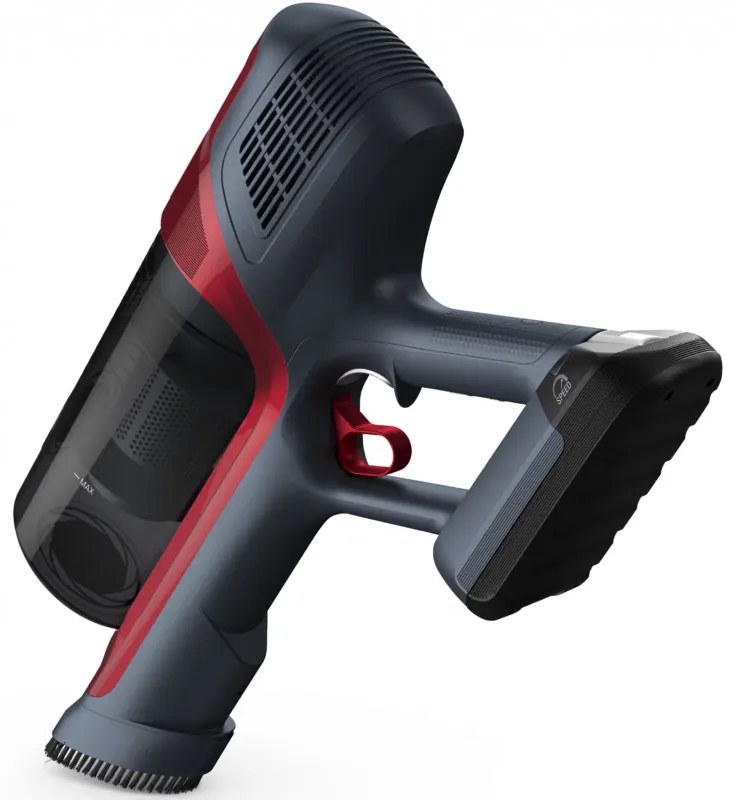 Вертикална прахосмукачка Rowenta X-Pert 6.60 Animal Care RH6878WO, 100W, 2 режима, 0.6 л, 85 dB, Автономия 1 час, LED осветление, Червен/Черен
