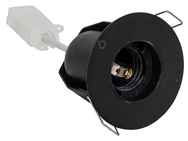 Комплект от 6 модерни вградени спота черни - Insight