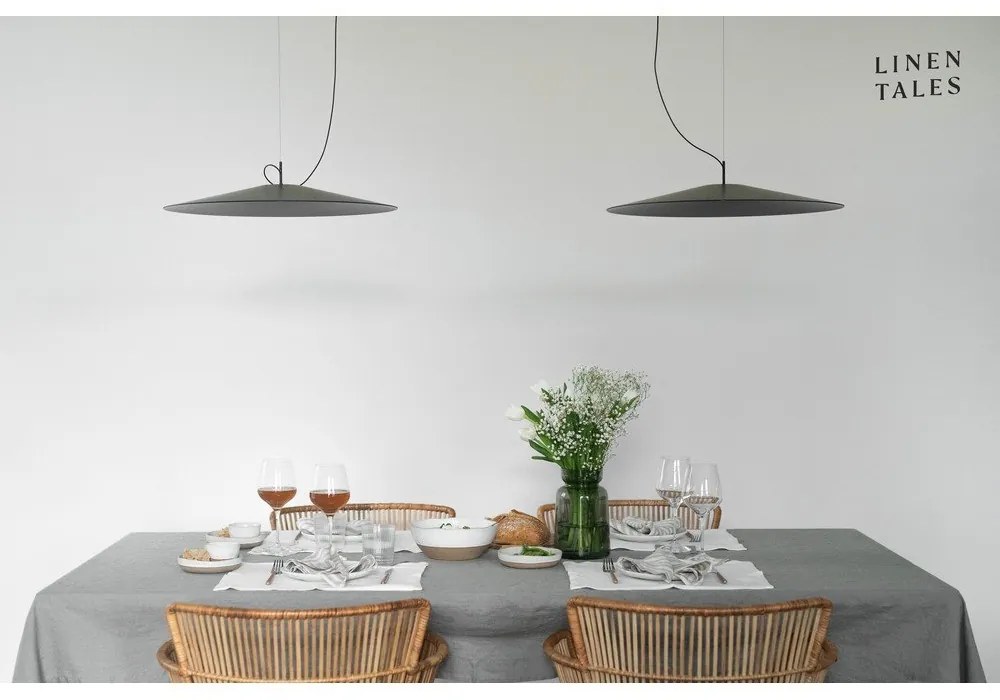 Бяла ленена подложка, 35 x 45 cm - Linen Tales