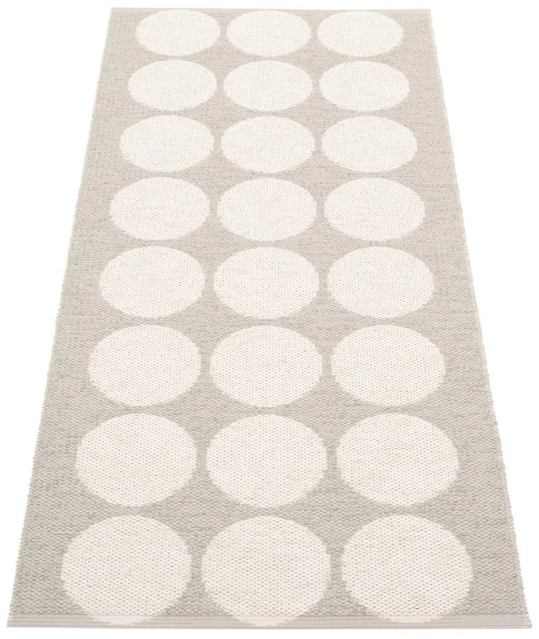 Бежова и кремава пътека за открито и закрито 70x160 cm Hugo Linen Vanilla – Pappelina