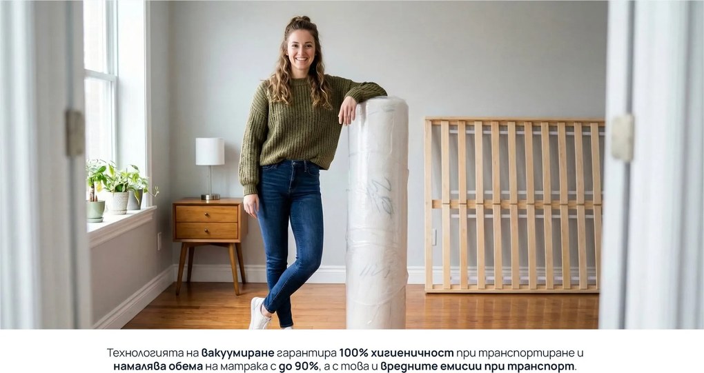 Матрак Aloe Wellness от Sleepy 18 см