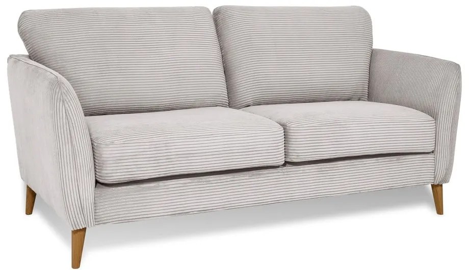 Светлосив диван от рипсено кадифе 170 cm Paris – Scandic