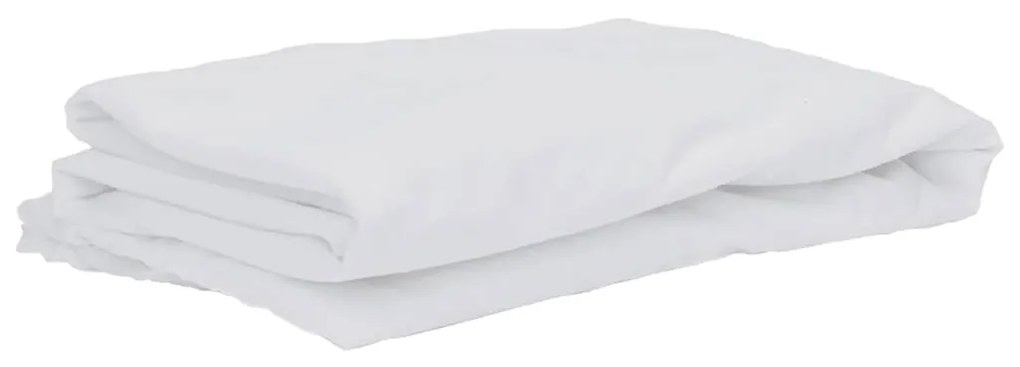 4100151 vidaXL Протектор за матрак, бял, 90x200 см, водоустойчив