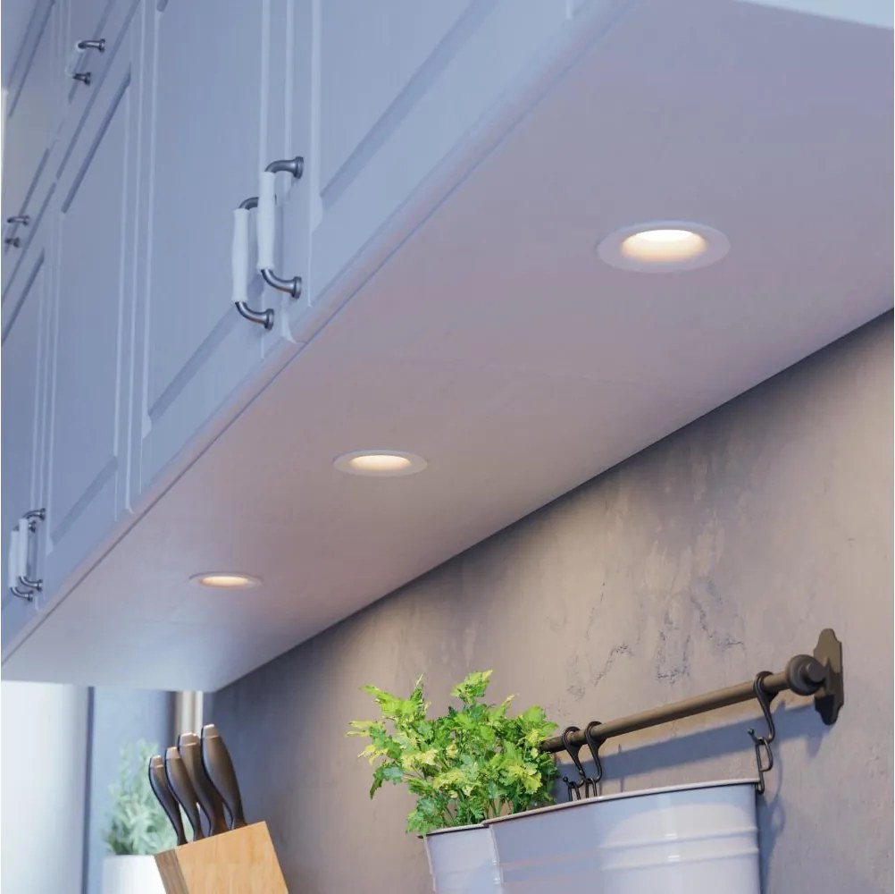 Eglo 902277-КОМПЛЕКТ 3xLED димируемо вградено таванно осветително тяло SALICETO LED/4,8W/230V диам.8,8cm бяло