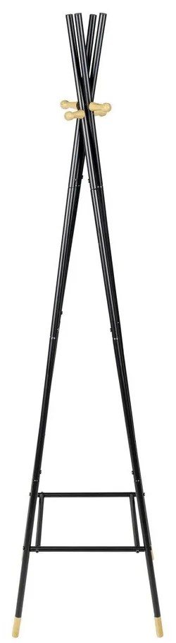 Черна метална закачалка Loft - Wenko