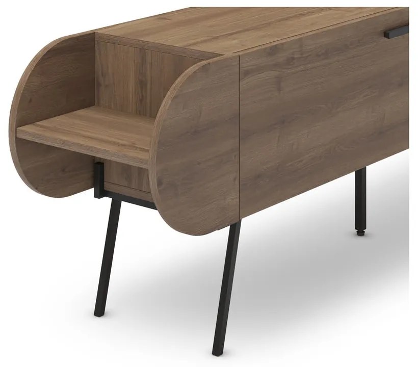 ТВ масичка от естествен орех 195x57 cm Saluso - Marckeric