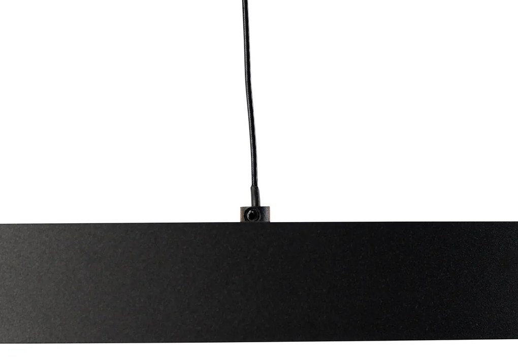 Дизайнерско висящо осветление черно с димируем LED Easylift - Hoop