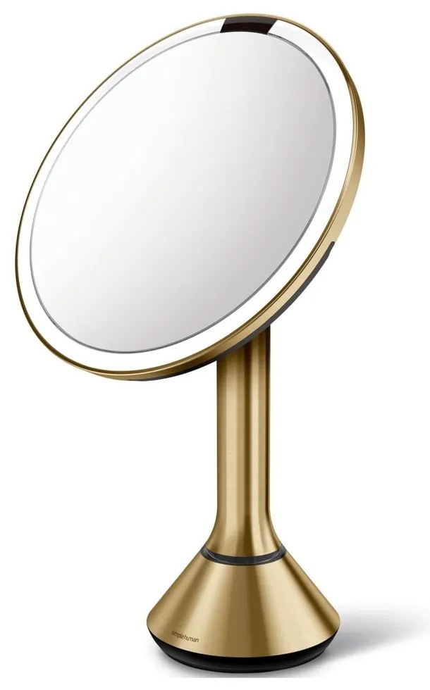 Козметично огледало със светлина/увеличително (5x) ø 20 cm Sensor – simplehuman