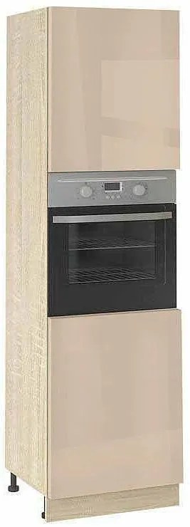 Колонен шкаф за фурна МДФ Глосмакс 602Ф (60см) Сонома