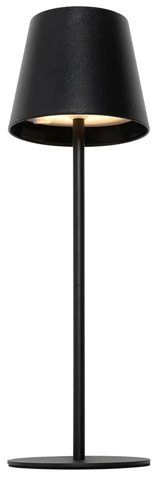 Комплект от 2 настолни лампи черни с димер и акумулаторна - Murdock