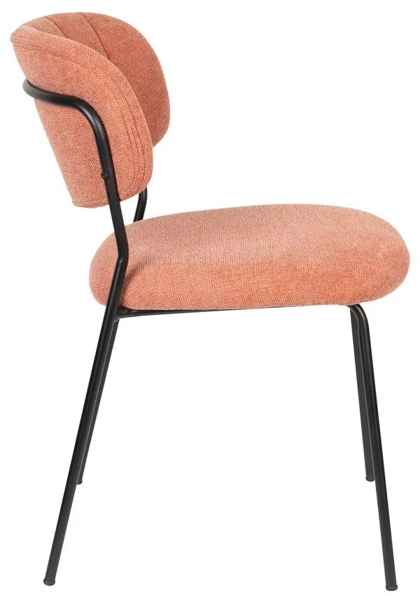 Трапезни столове в цвят сьомга в комплект от 2 броя Jolien - White Label