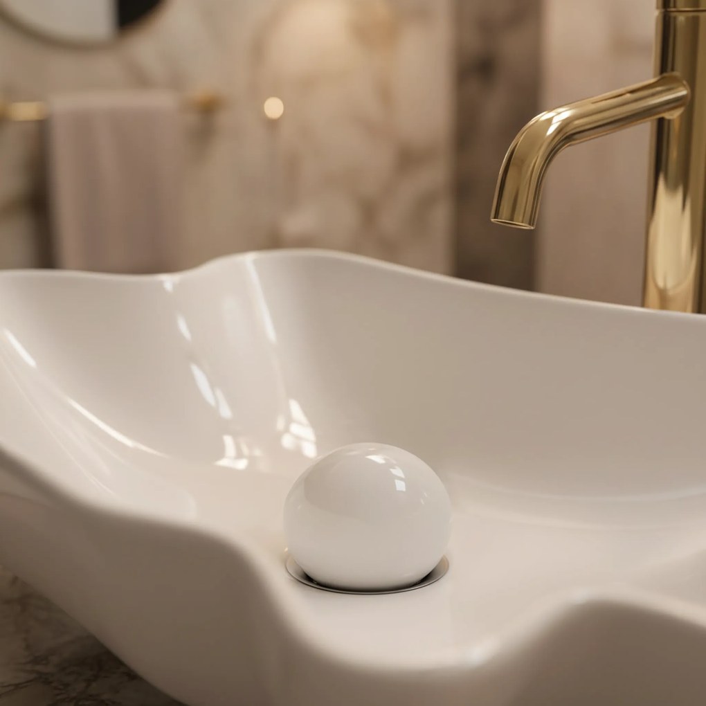 Умивалник за плот Rea Infinity + Изпускателен клапан Click-Clack