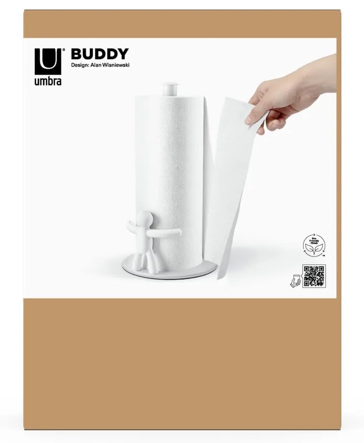 Стоманена поставка за кухненски кърпи ø 19 cm Buddy - Umbra