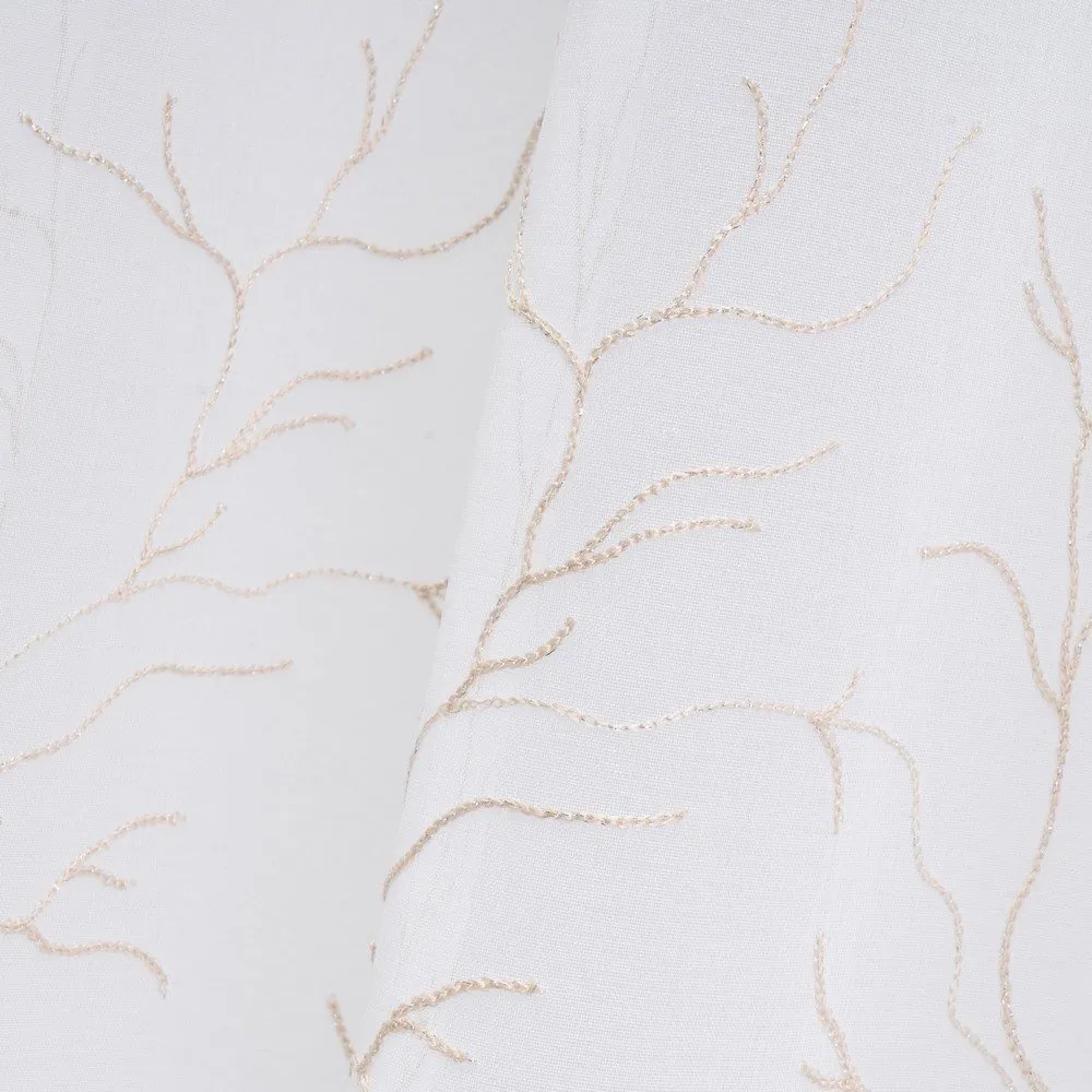 Бяло-бежова завеса 140x260 cm Coral – Casa Selección