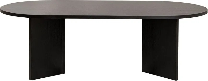 Черна матова масичка за кафе 60x119 cm Sable – Kalune Design