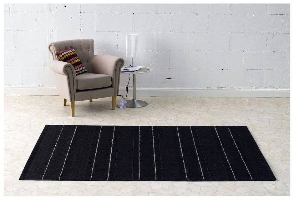 Черна бягаща пътека за открито , 80 x 200 cm Sunshine - Hanse Home