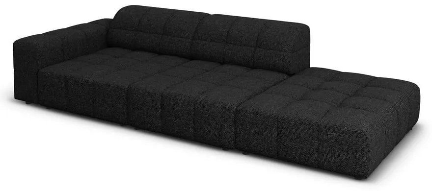 Антрацит шезлонг (ляв ъгъл) Chicago – Cosmopolitan Design