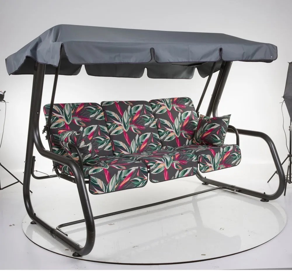 Тъмносива градинска люлка метална Rimini – Dajar