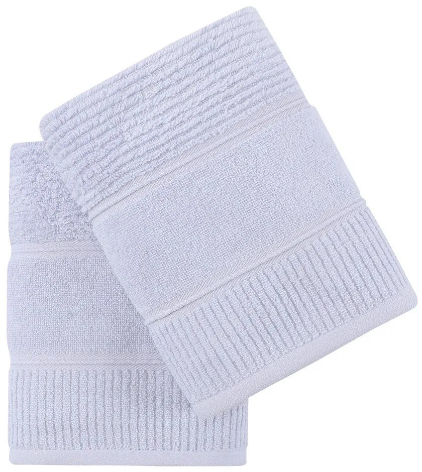 Светлосини памучни кърпи в комплект 2 бр. от тери 50x90 cm Daniela – Foutastic